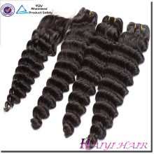 No shedding Deep Wave Double Indian Hair Raw Cuticle Aligned Remy Hair